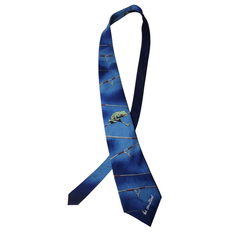 The Greenwich Workshop Men's 100% Silk "The Consultant" by Will Bullas Necktie